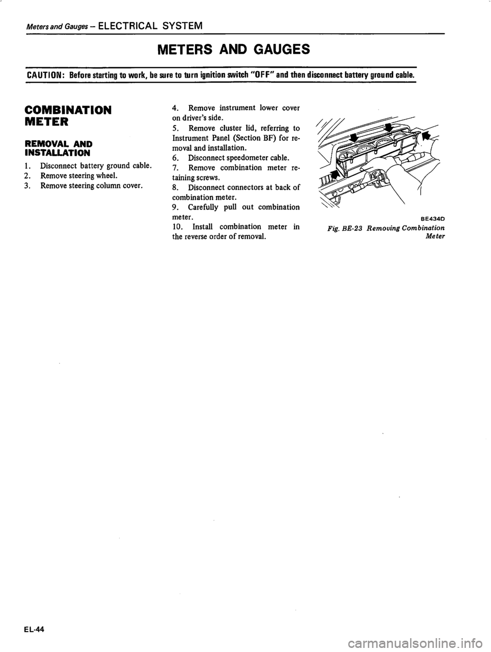 DATSUN 310 1981  Service Repair Manual 