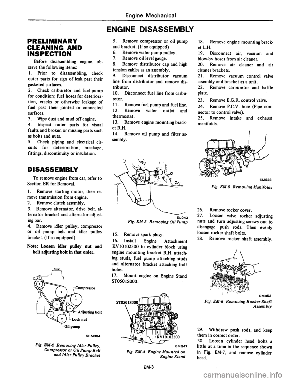 DATSUN 310 1981 Service Service Manual DATSUN 310 1981 Service Service Manual