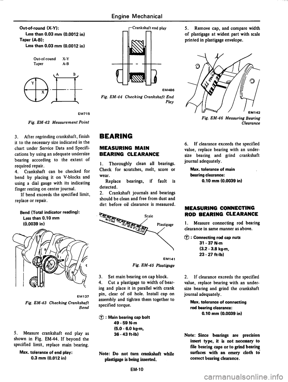 DATSUN 310 1981  Service Workshop Manual 