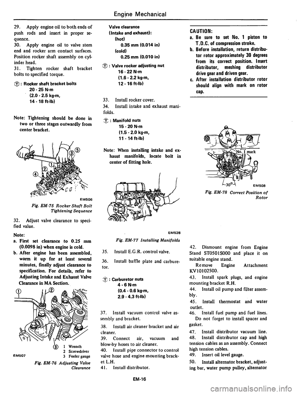 DATSUN 310 1981 Service Manual PDF DATSUN 310 1981 Service Manual PDF