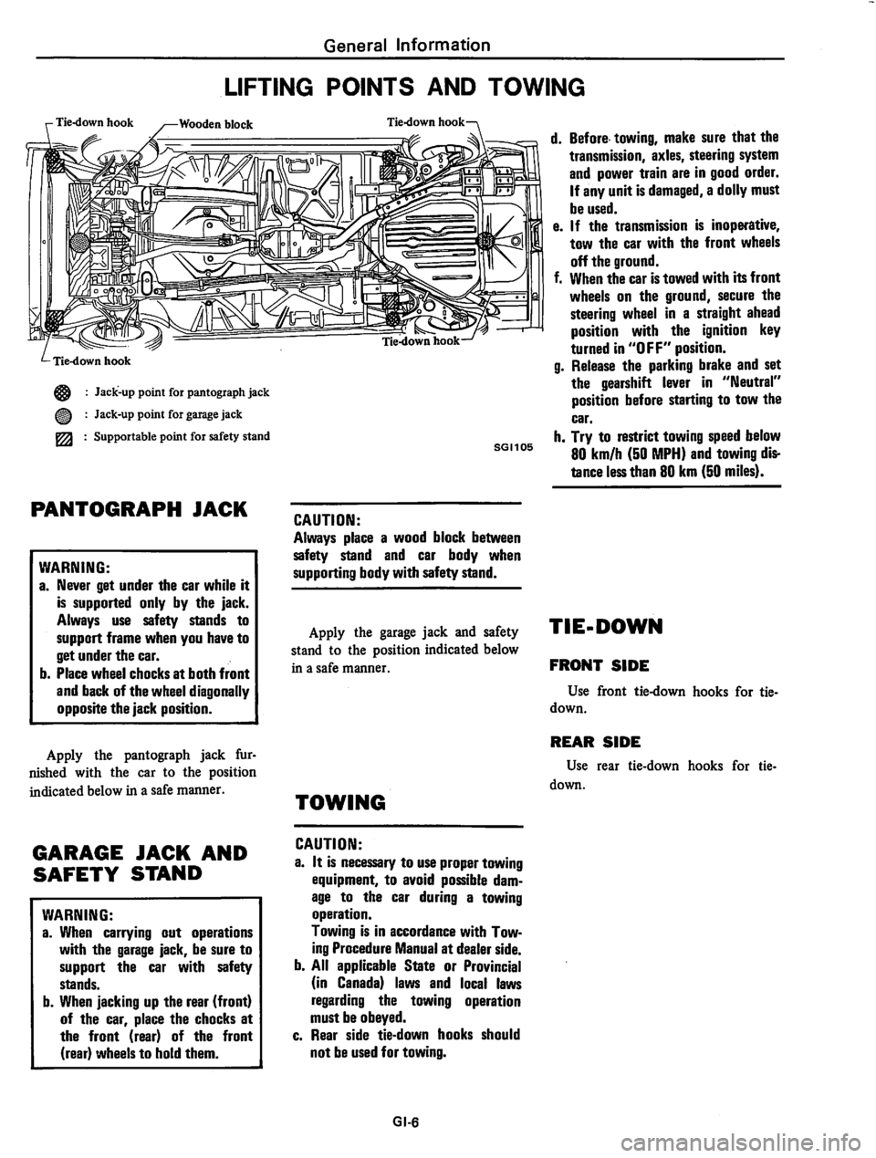 DATSUN 310 1981  Service Repair Manual 