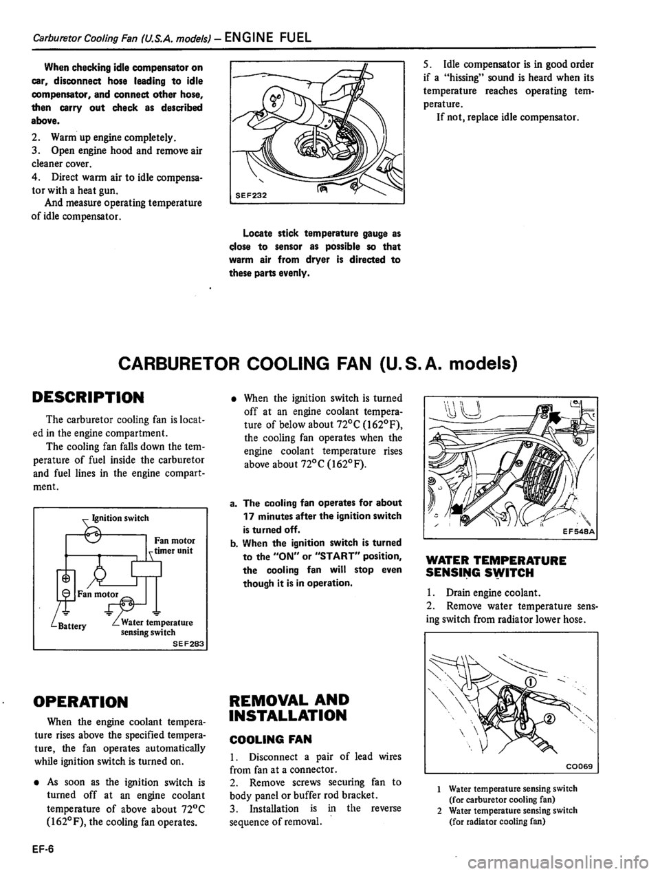 DATSUN 310 1981 Service Manual Online DATSUN 310 1981 Service Manual Online