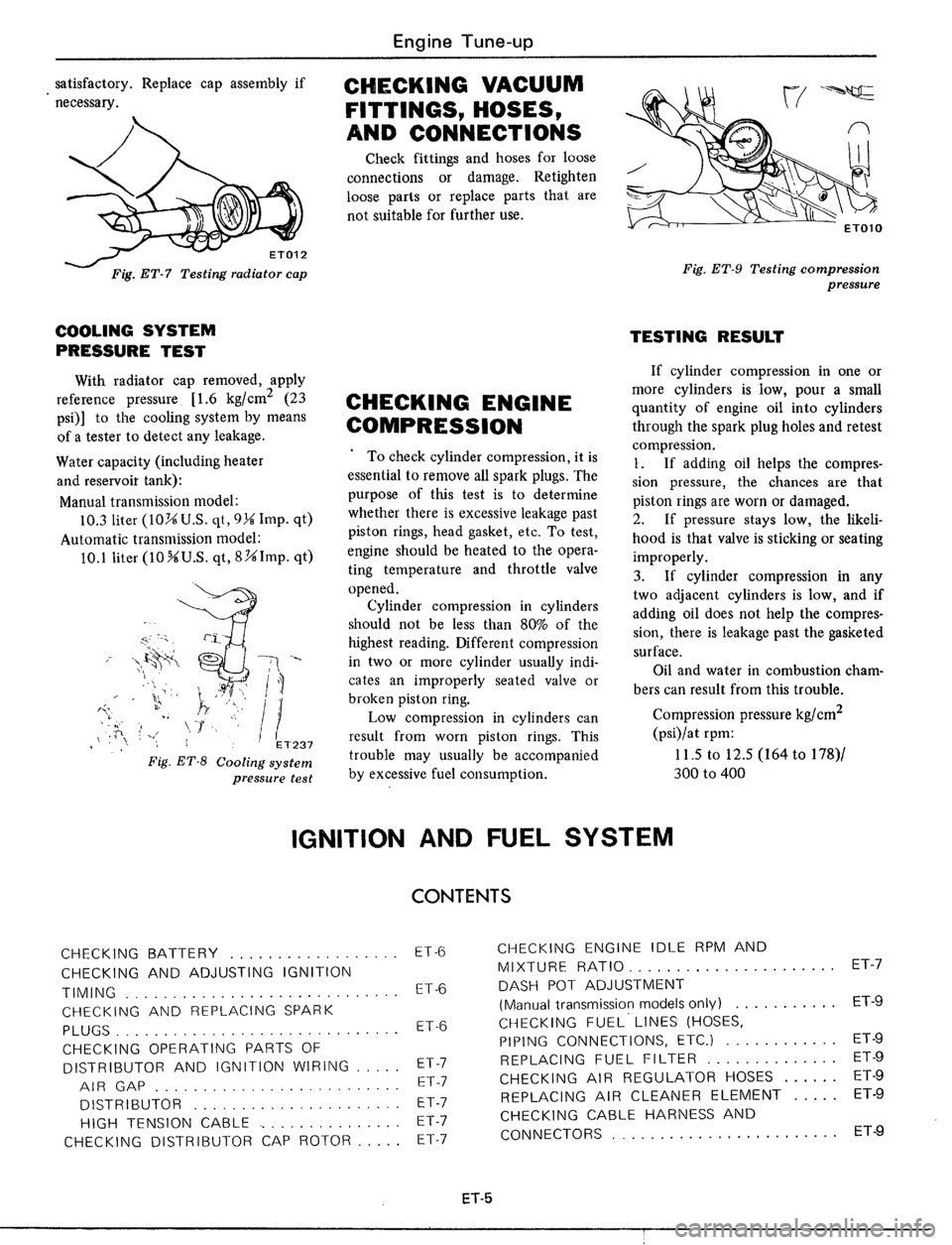 DATSUN 510 1979 Service User Guide DATSUN 510 1979 Service User Guide