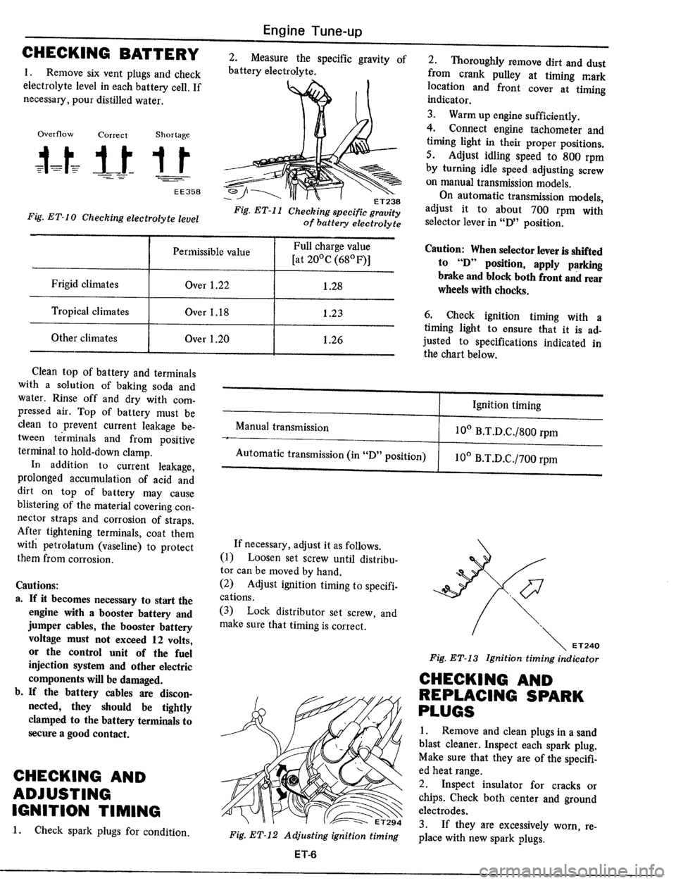 DATSUN 510 1979 Service User Guide DATSUN 510 1979 Service User Guide