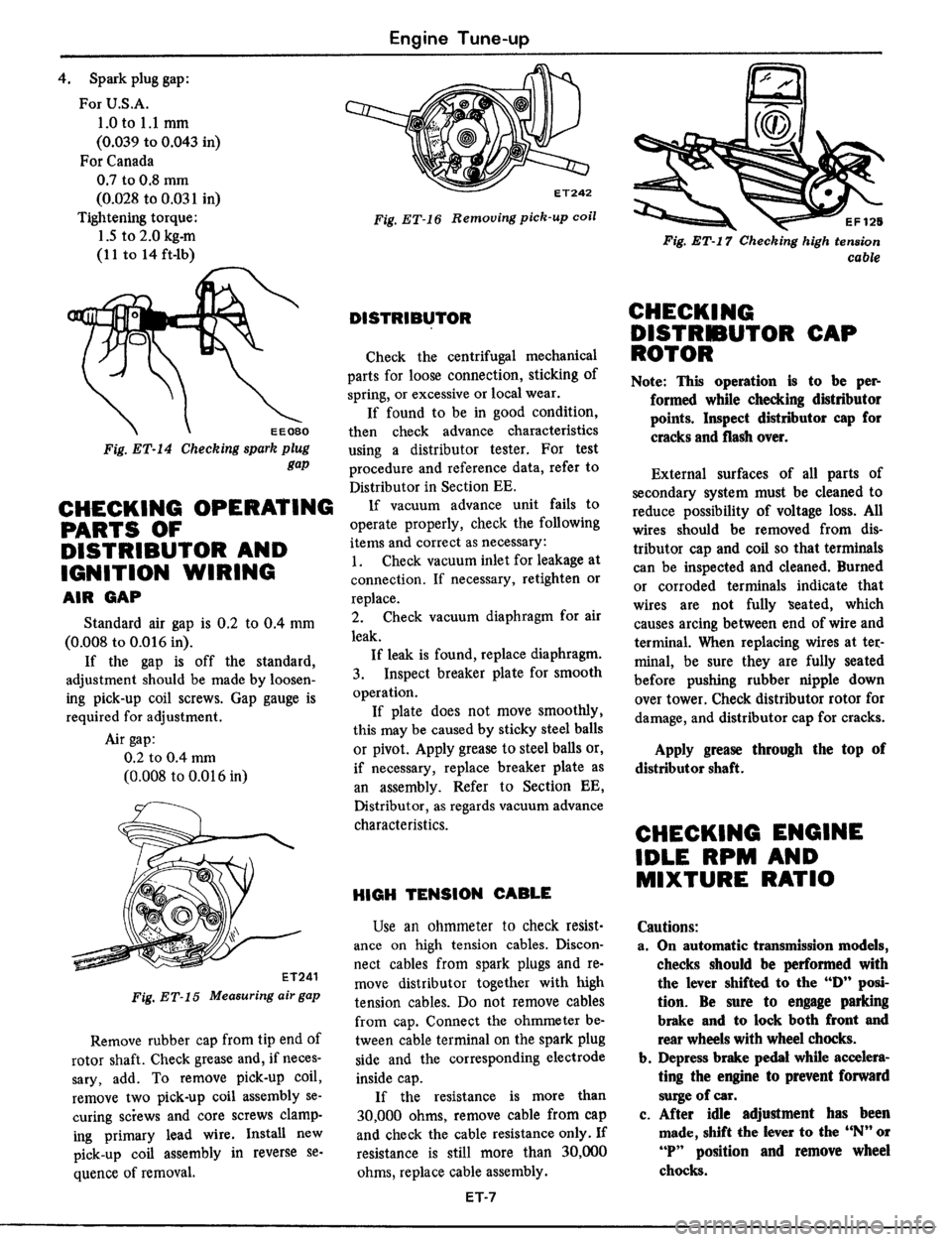 DATSUN 510 1979 Service User Guide DATSUN 510 1979 Service User Guide