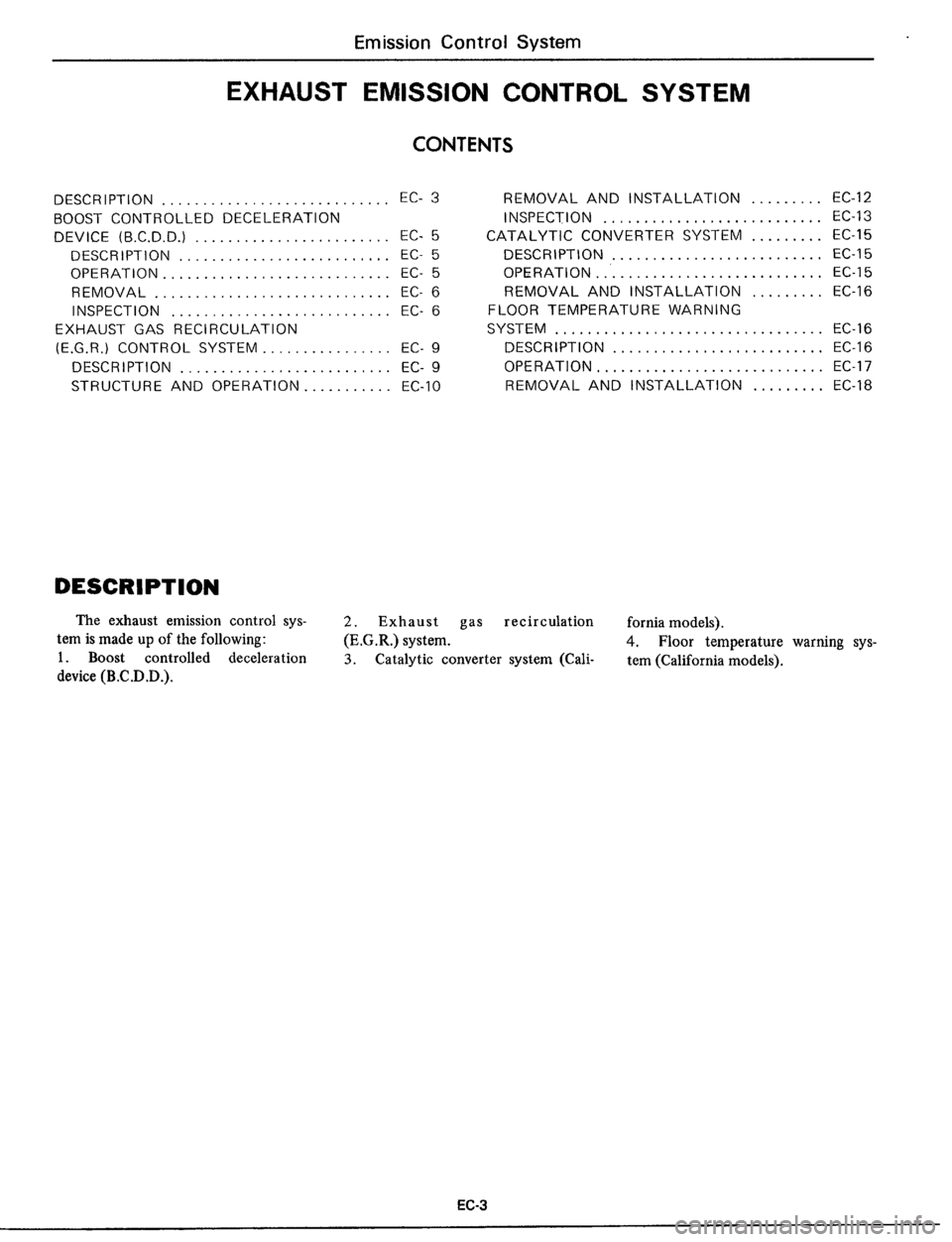 DATSUN 510 1979  Service Repair Manual 