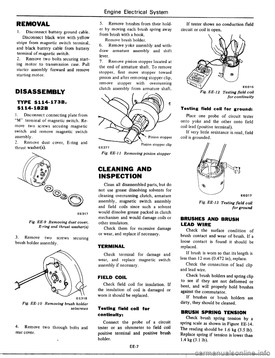 DATSUN 510 1979 Service Repair Manual DATSUN 510 1979 Service Repair Manual