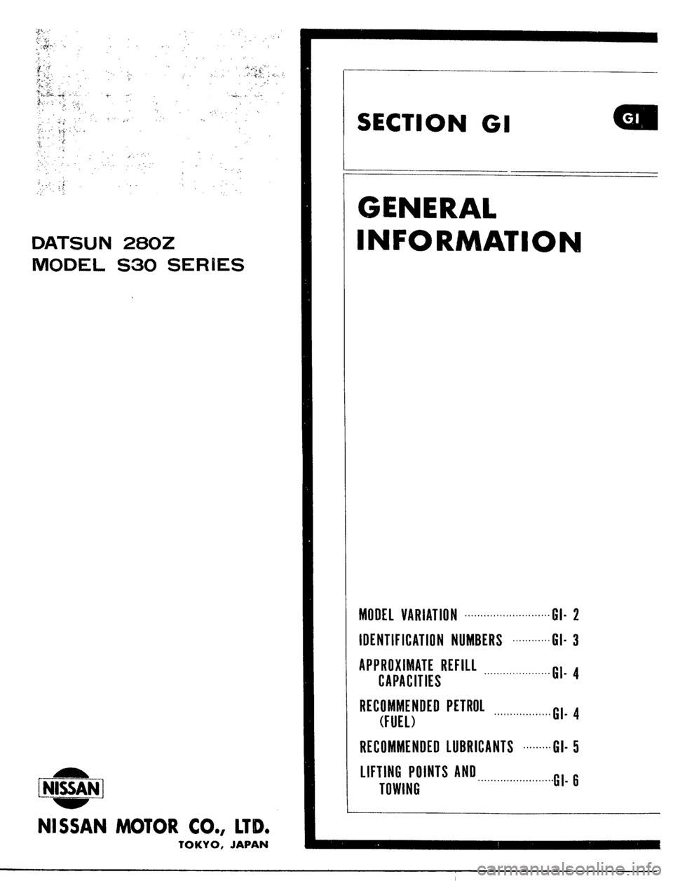 DATSUN 510 1979 Service Repair Manual DATSUN 510 1979 Service Repair Manual