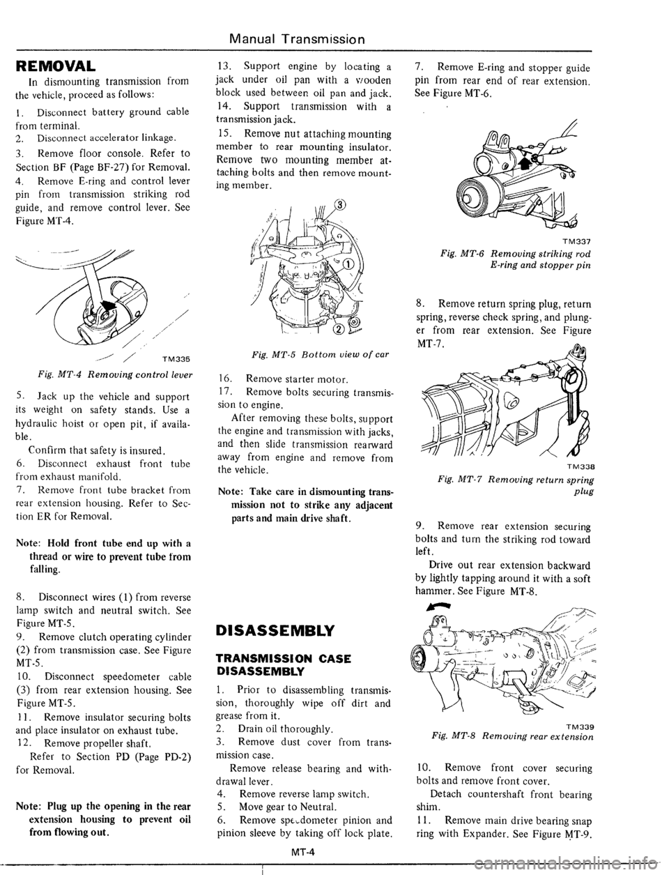 DATSUN 510 1979 Service Repair Manual DATSUN 510 1979 Service Repair Manual