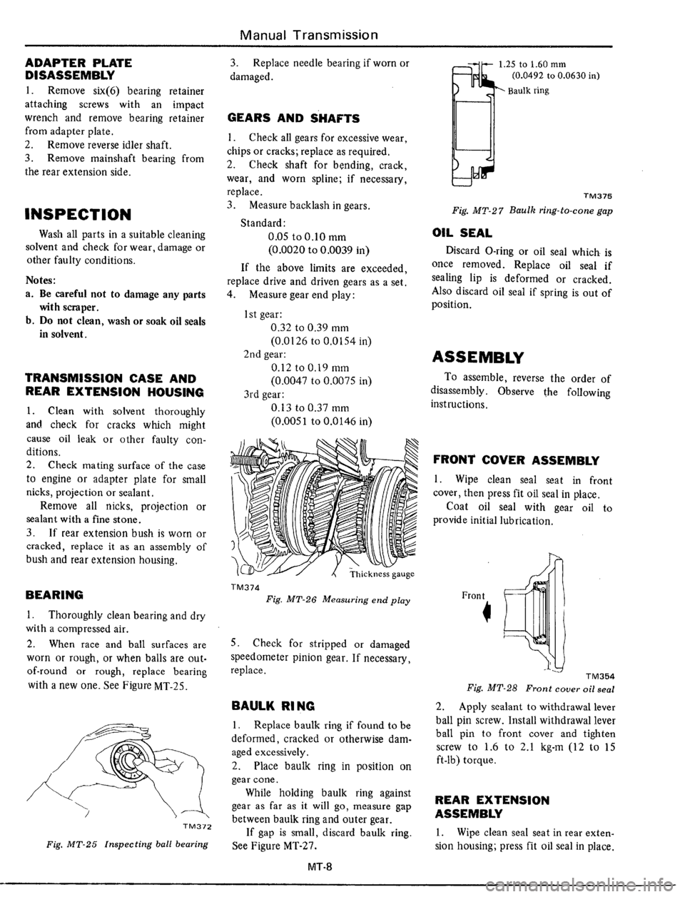 DATSUN 510 1979 Service Repair Manual DATSUN 510 1979 Service Repair Manual