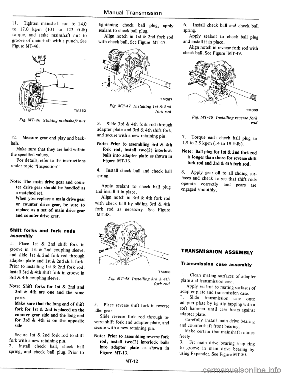 DATSUN 510 1979 Service Repair Manual DATSUN 510 1979 Service Repair Manual