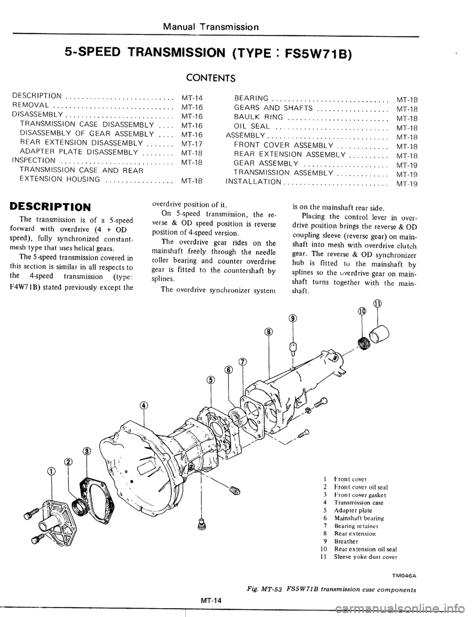 DATSUN 510 1979 Service Repair Manual DATSUN 510 1979 Service Repair Manual
