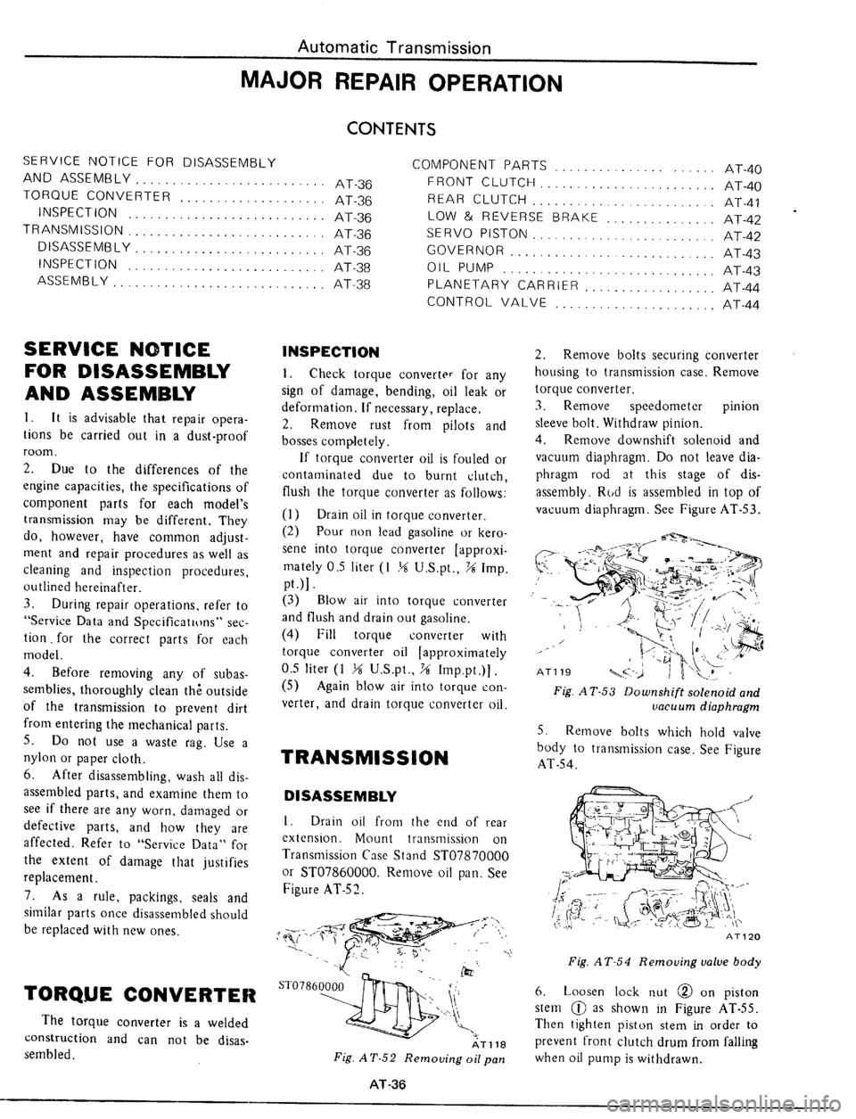DATSUN 510 1979 Service Repair Manual DATSUN 510 1979 Service Repair Manual
