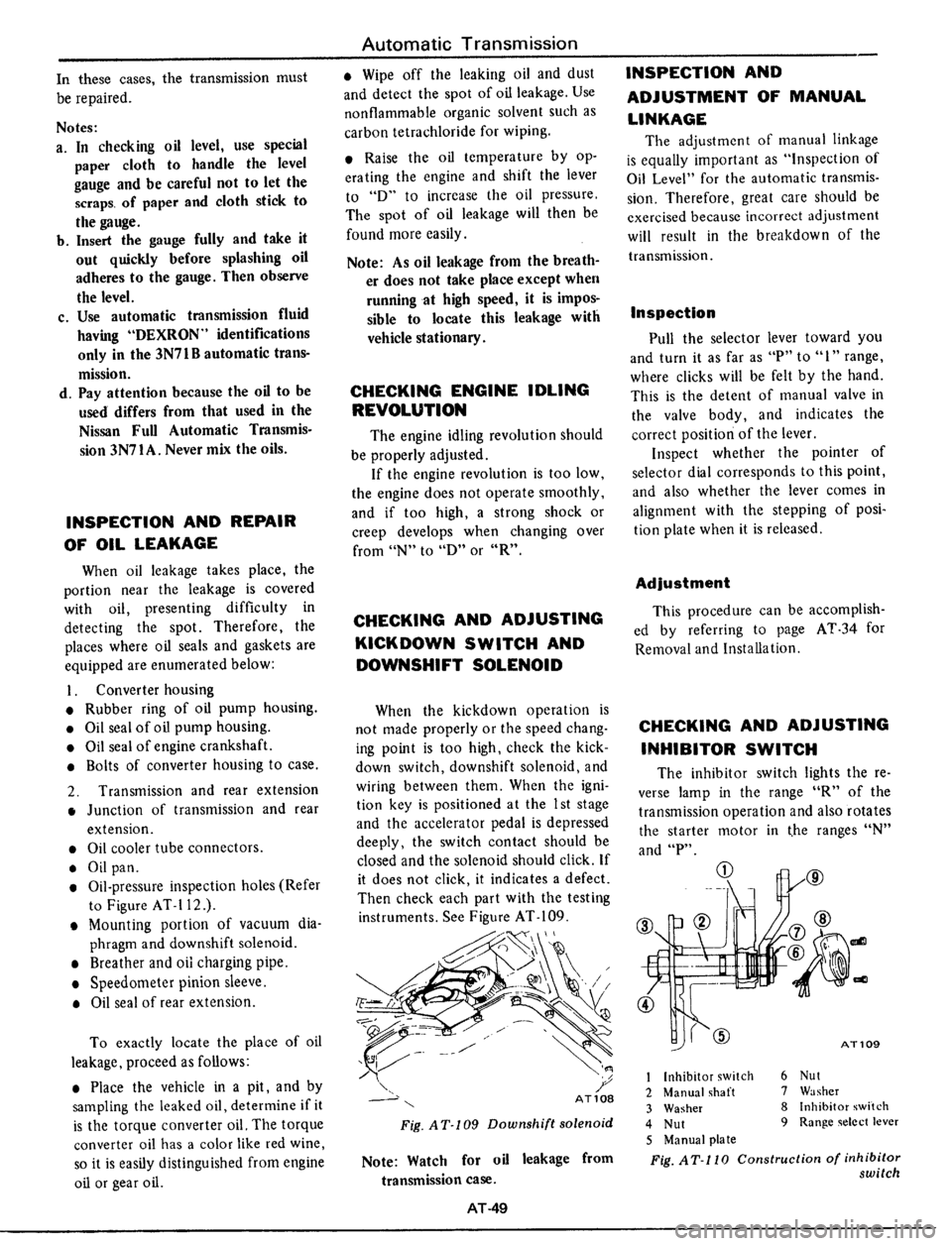 DATSUN 510 1979 Service Repair Manual DATSUN 510 1979 Service Repair Manual