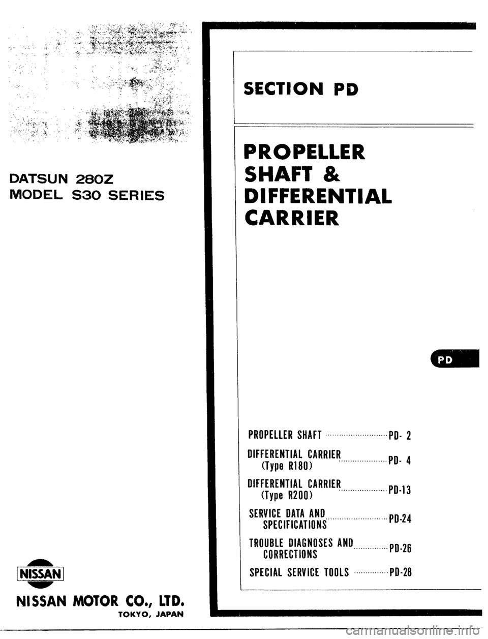 DATSUN 510 1979  Service Repair Manual 
