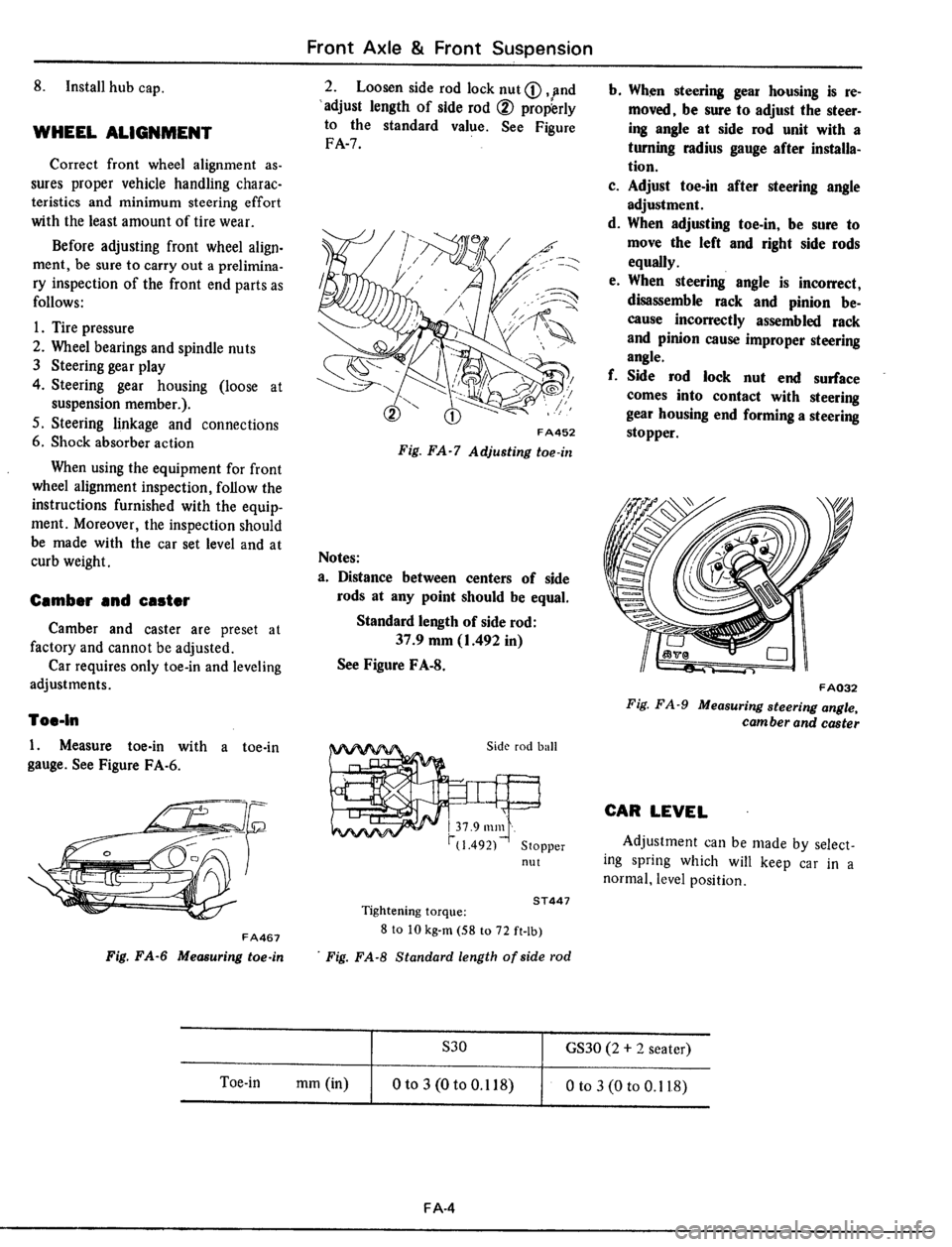 DATSUN 510 1979 Service Repair Manual DATSUN 510 1979 Service Repair Manual