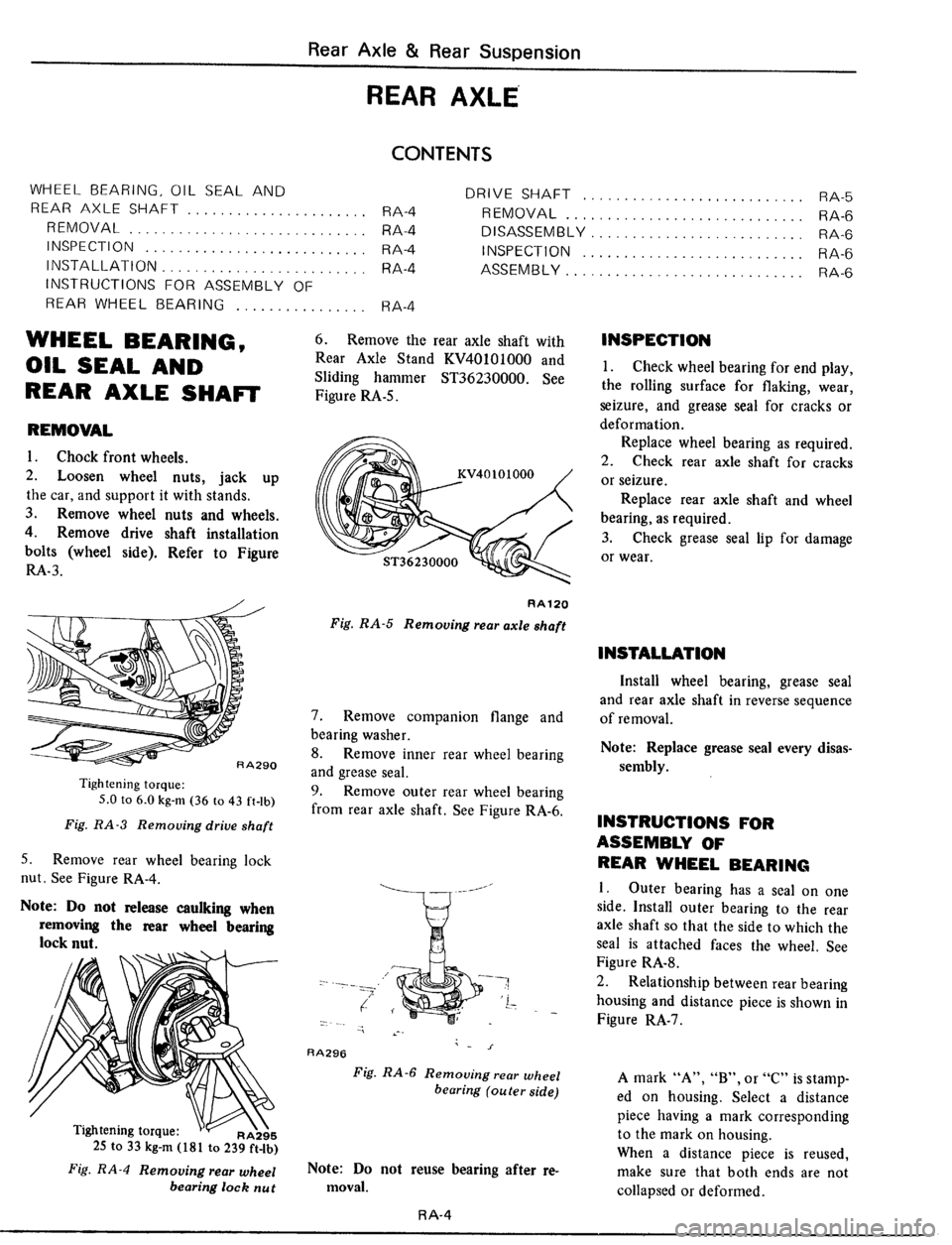 DATSUN 510 1979 Service Repair Manual DATSUN 510 1979 Service Repair Manual