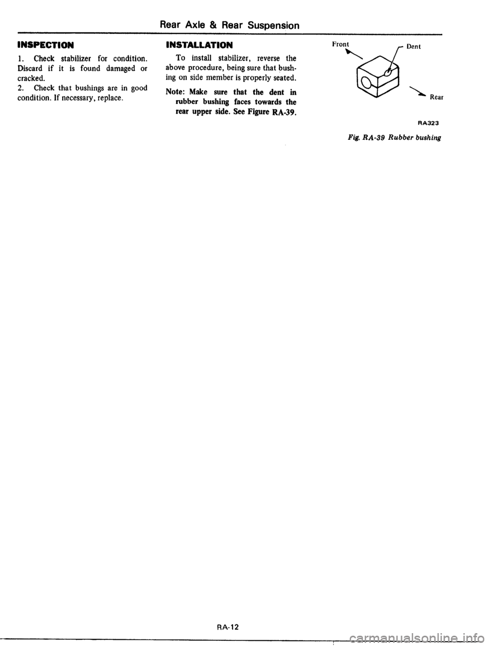 DATSUN 510 1979 Service Repair Manual DATSUN 510 1979 Service Repair Manual
