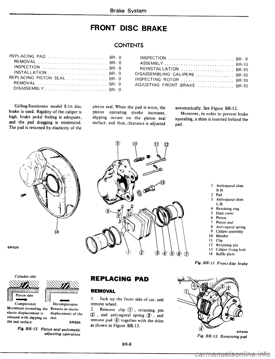 DATSUN 510 1979 Service Repair Manual DATSUN 510 1979 Service Repair Manual