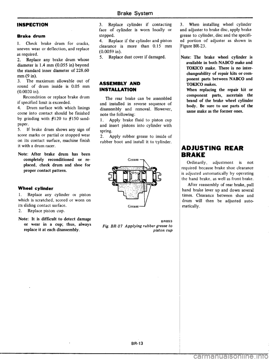 DATSUN 510 1979 Service Repair Manual DATSUN 510 1979 Service Repair Manual
