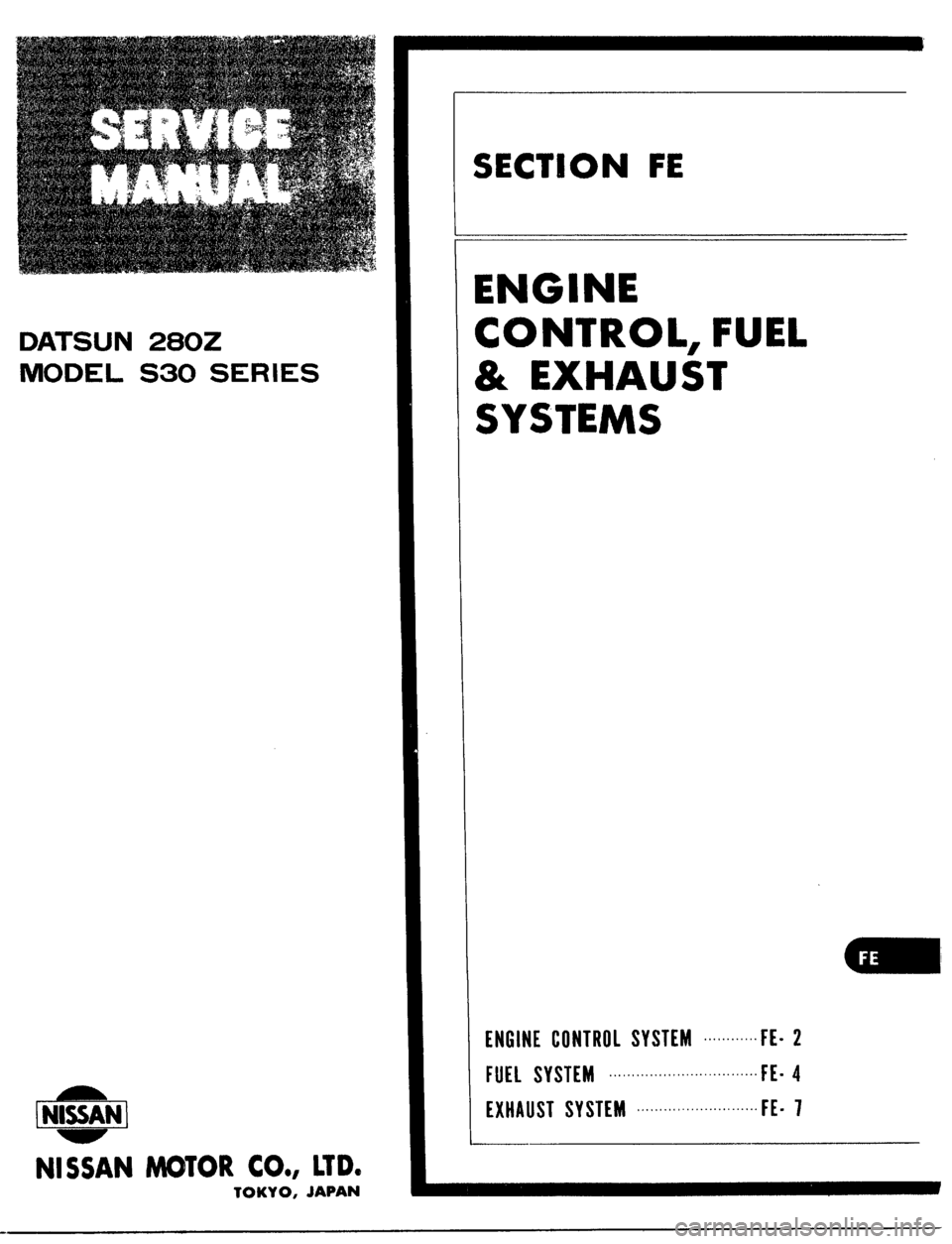 DATSUN 510 1979  Service Repair Manual 