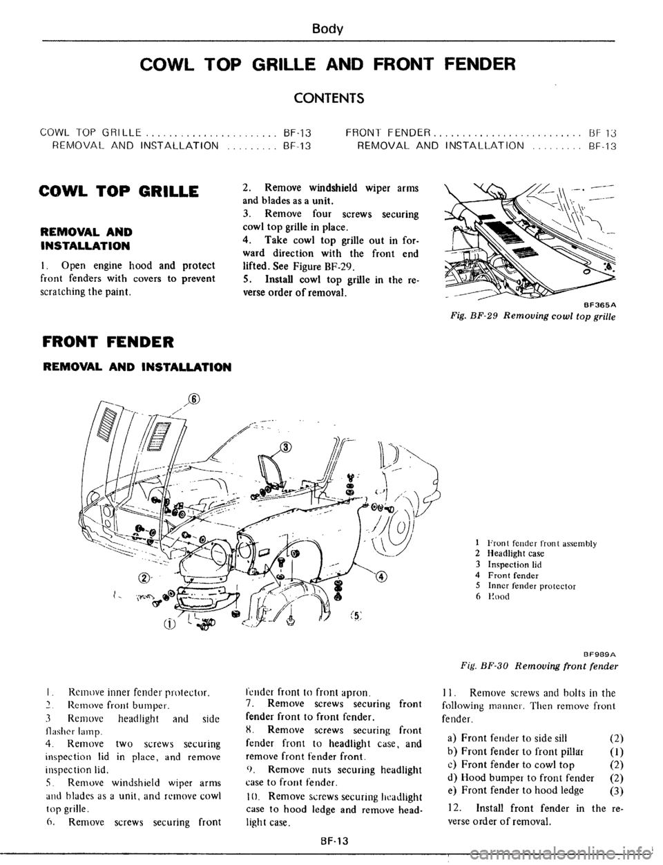 DATSUN 510 1979  Service Repair Manual 