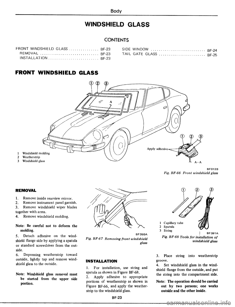 DATSUN 510 1979  Service Repair Manual 