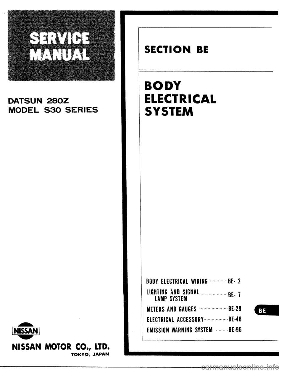 DATSUN 510 1979  Service Repair Manual 