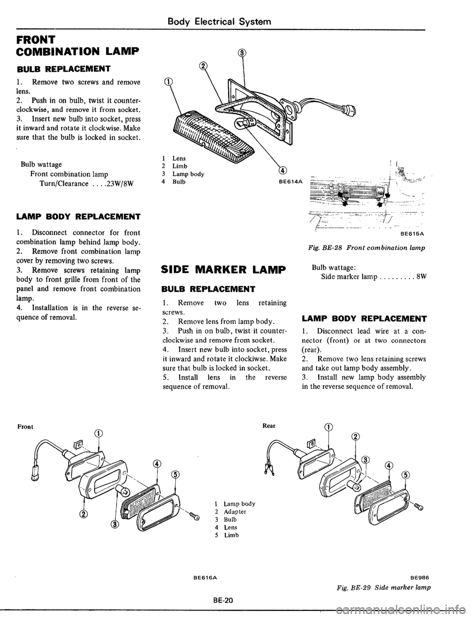 DATSUN 510 1979  Service Repair Manual 
