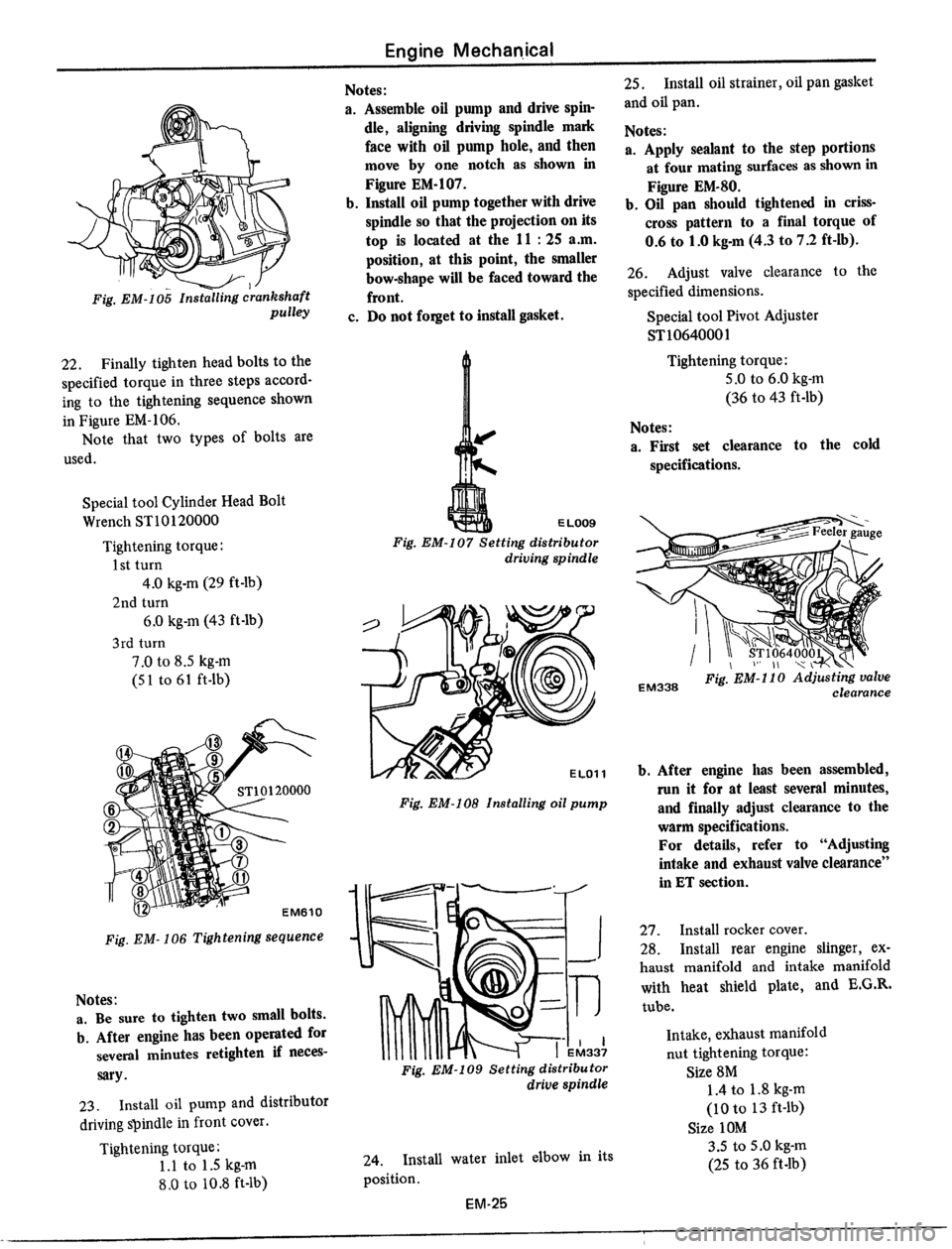 DATSUN 510 1979 Service Workshop Manual DATSUN 510 1979 Service Workshop Manual