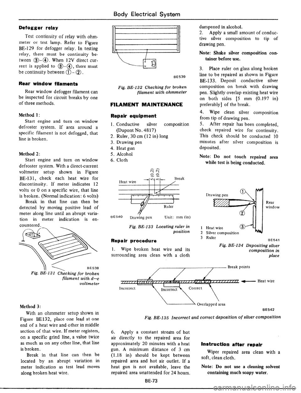 DATSUN 510 1979  Service Repair Manual 