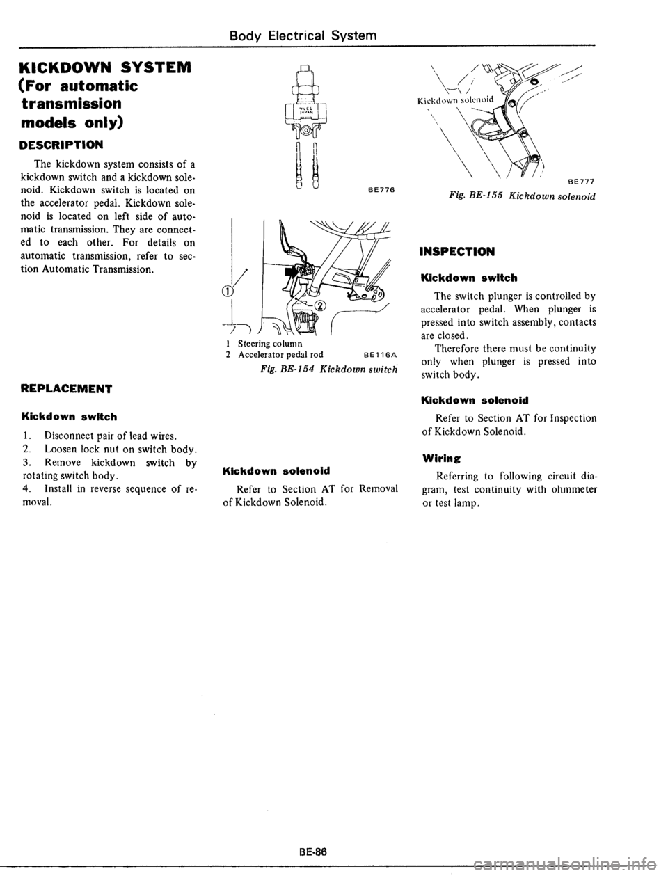 DATSUN 510 1979  Service Repair Manual 