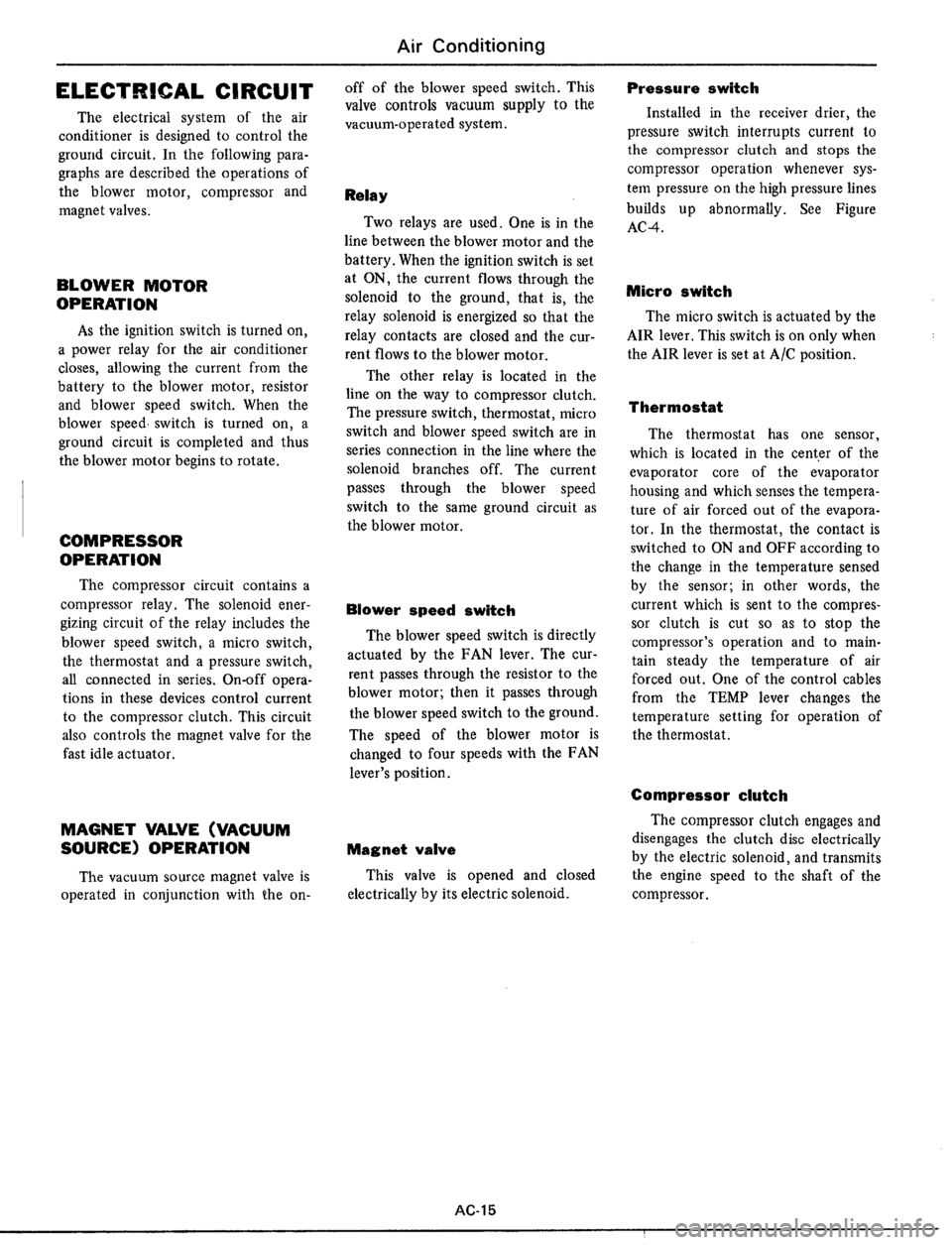 DATSUN 510 1979 Service Repair Manual DATSUN 510 1979 Service Repair Manual