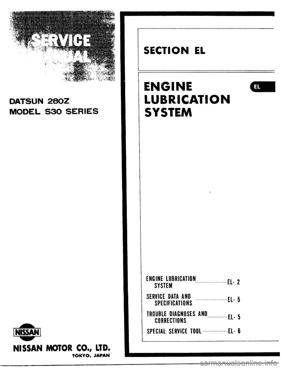 DATSUN 510 1979 Service Manual PDF DATSUN 510 1979 Service Manual PDF