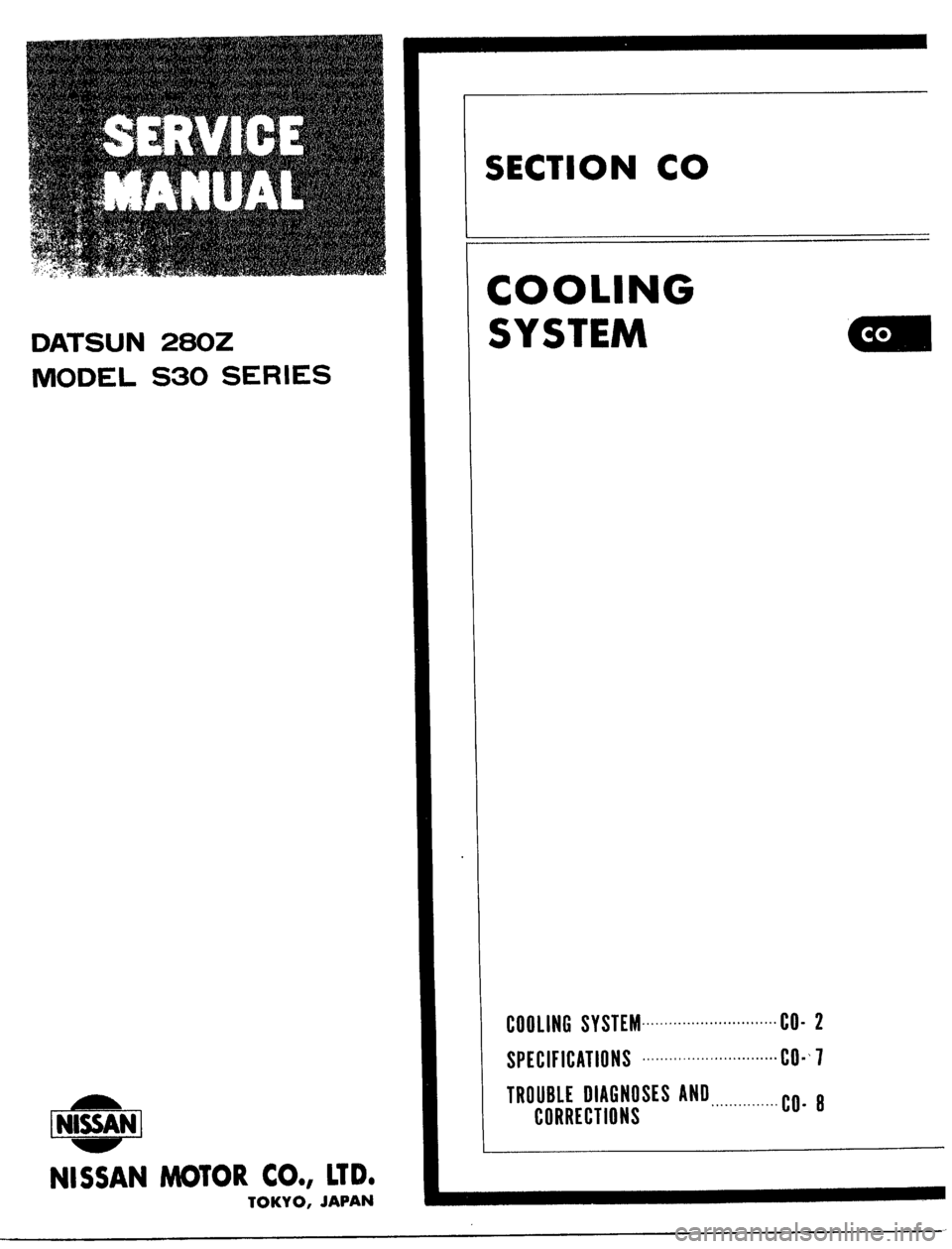 DATSUN 510 1979  Service Manual PDF 