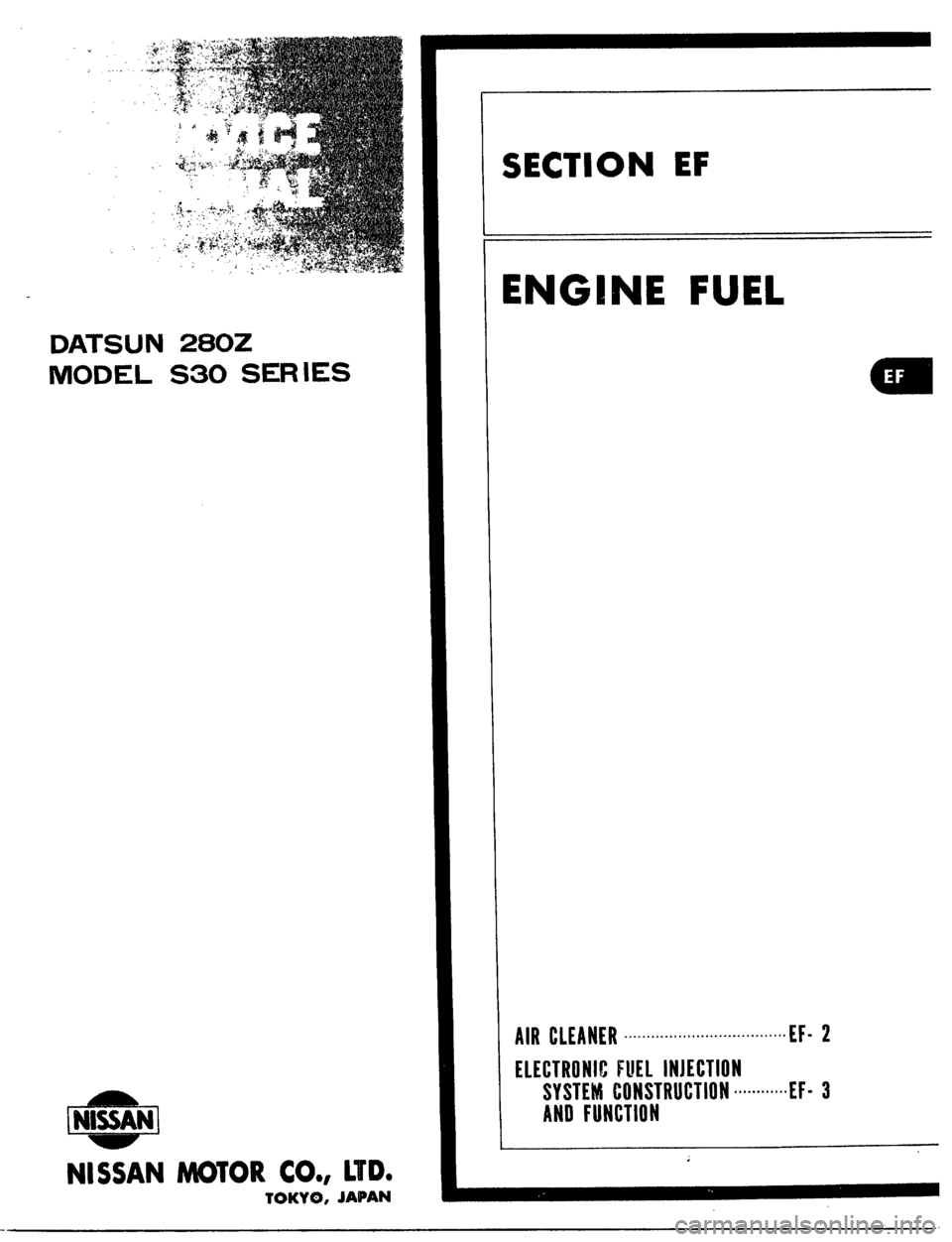 DATSUN 510 1979 Service Manual Online DATSUN 510 1979 Service Manual Online