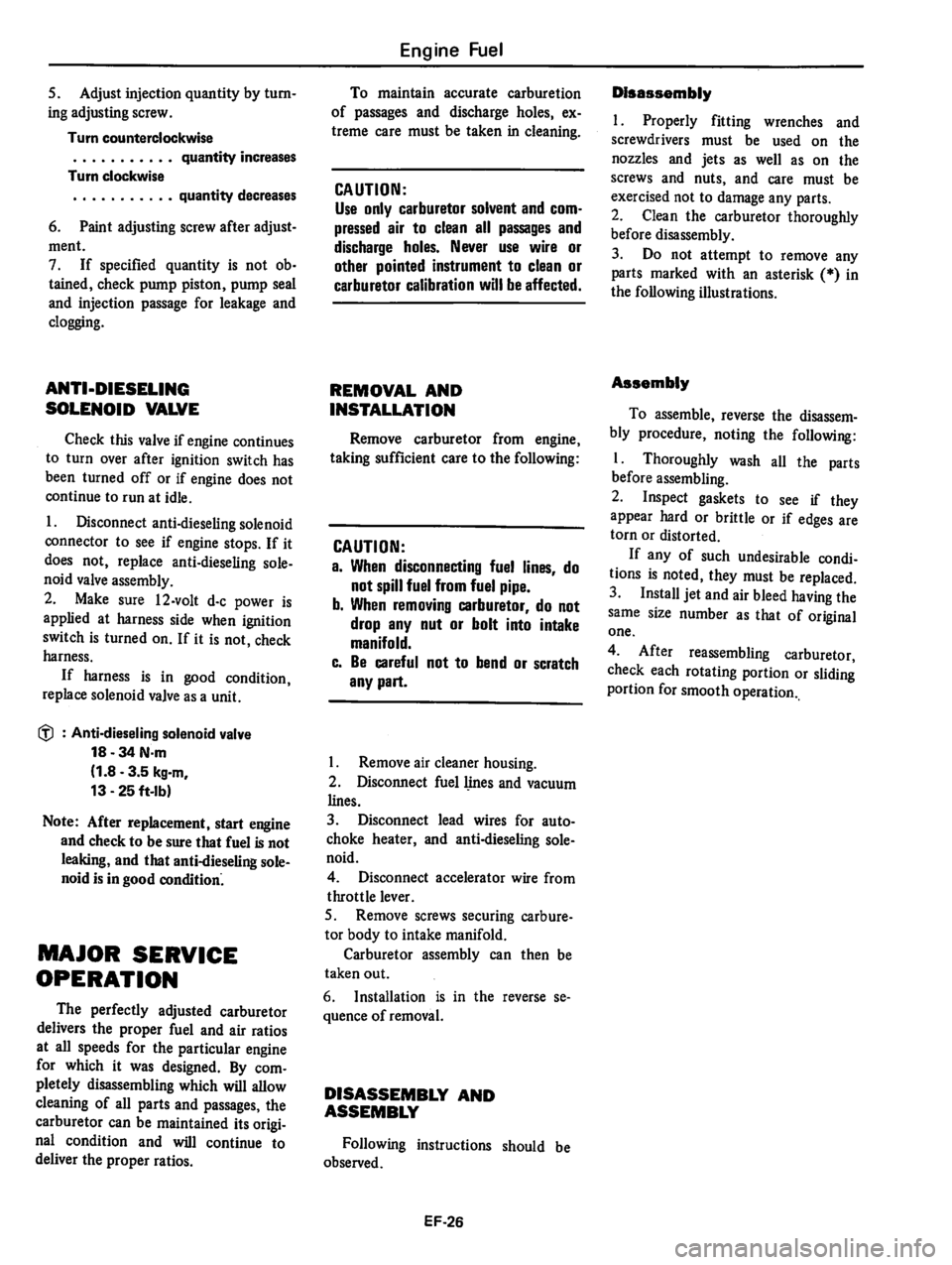 DATSUN 510 1980 Service Repair Manual DATSUN 510 1980 Service Repair Manual