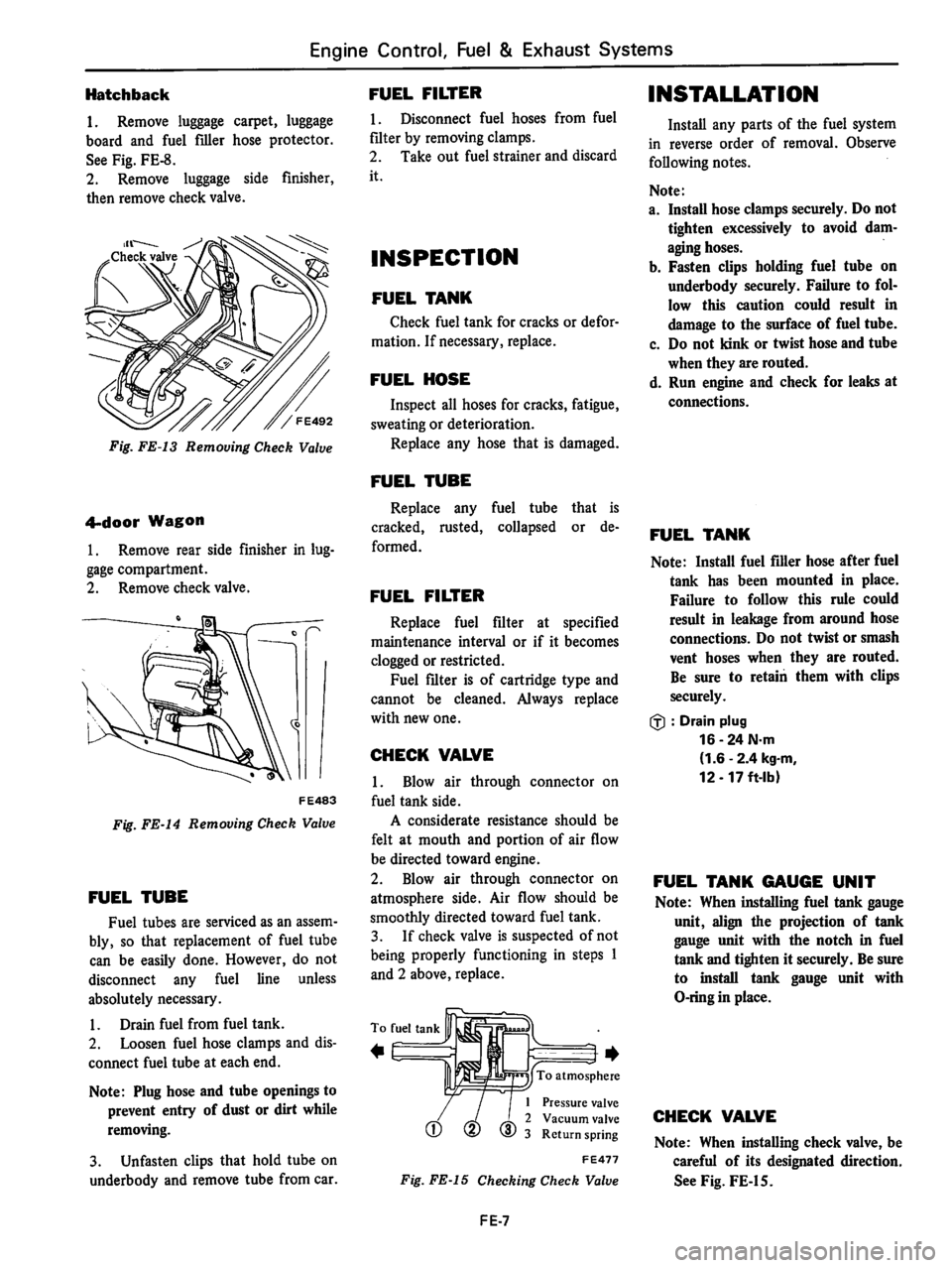 DATSUN 510 1980 Service Repair Manual DATSUN 510 1980 Service Repair Manual