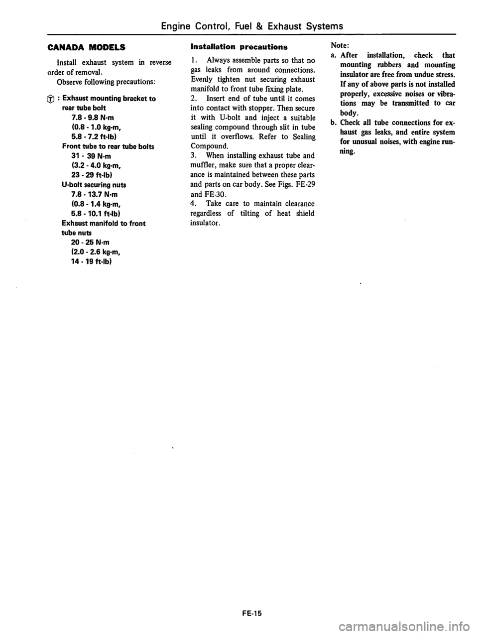 DATSUN 510 1980 Service Repair Manual DATSUN 510 1980 Service Repair Manual