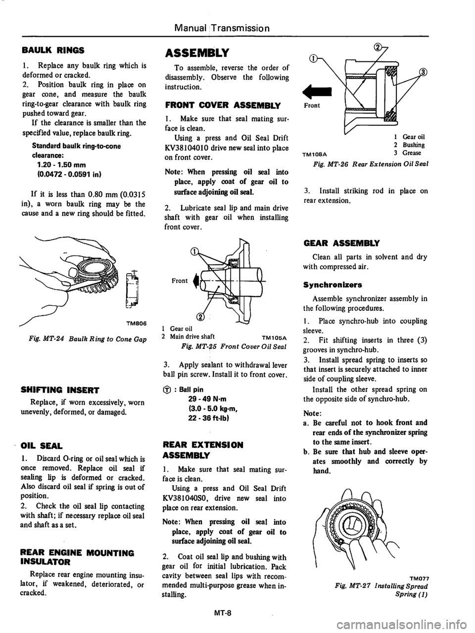 DATSUN 510 1980 Service Repair Manual DATSUN 510 1980 Service Repair Manual