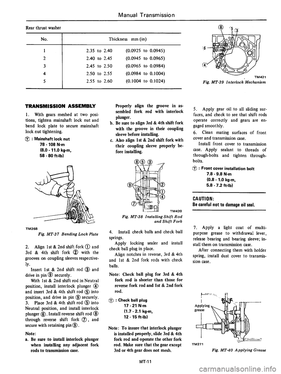 DATSUN 510 1980 Service Repair Manual DATSUN 510 1980 Service Repair Manual
