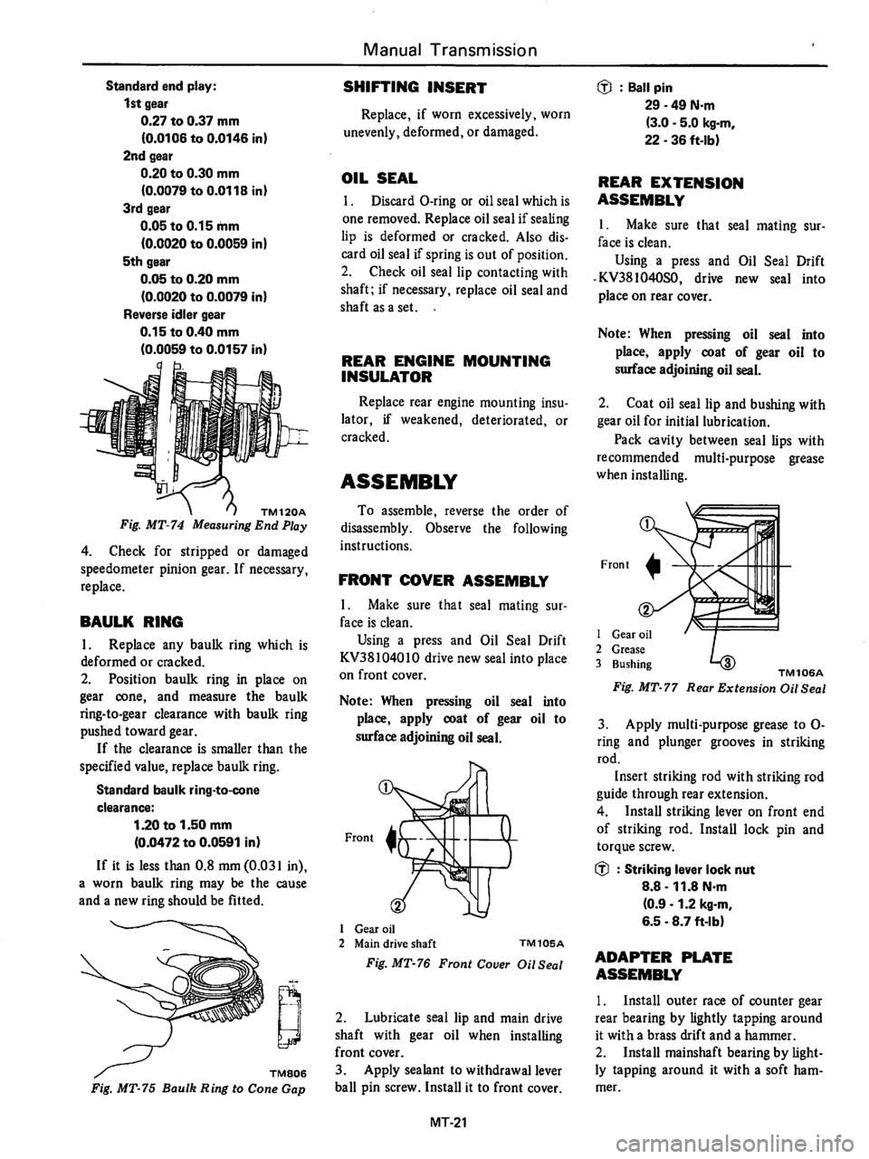 DATSUN 510 1980 Service Repair Manual DATSUN 510 1980 Service Repair Manual
