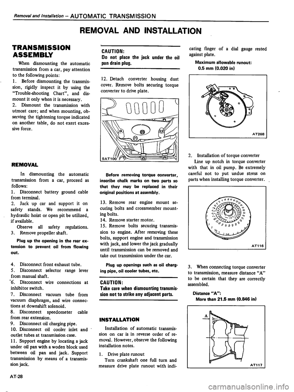 DATSUN 510 1980 Service Repair Manual DATSUN 510 1980 Service Repair Manual