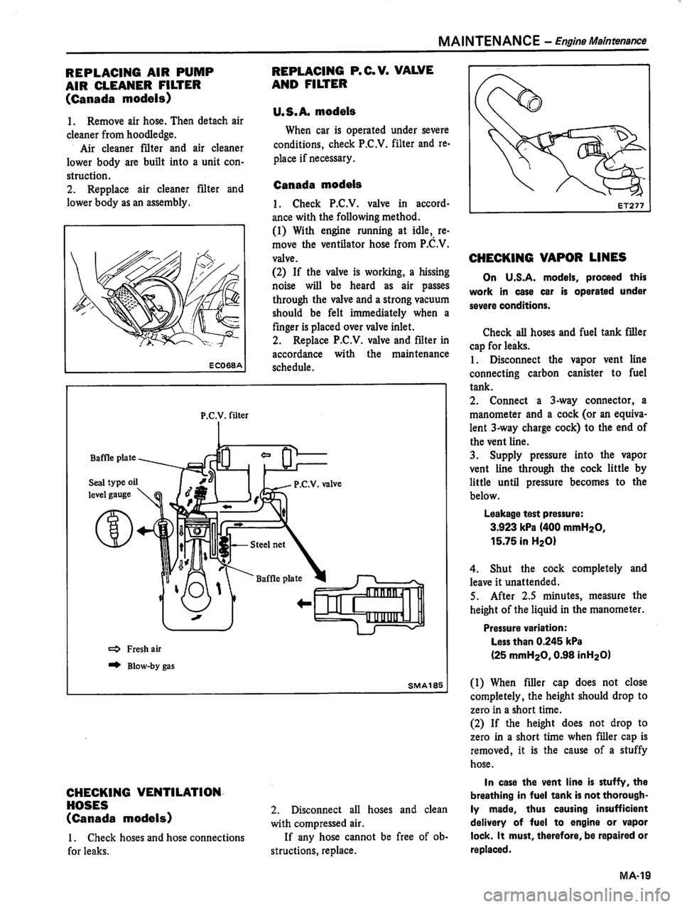DATSUN 510 1980 Service Owners Manual DATSUN 510 1980 Service Owners Manual