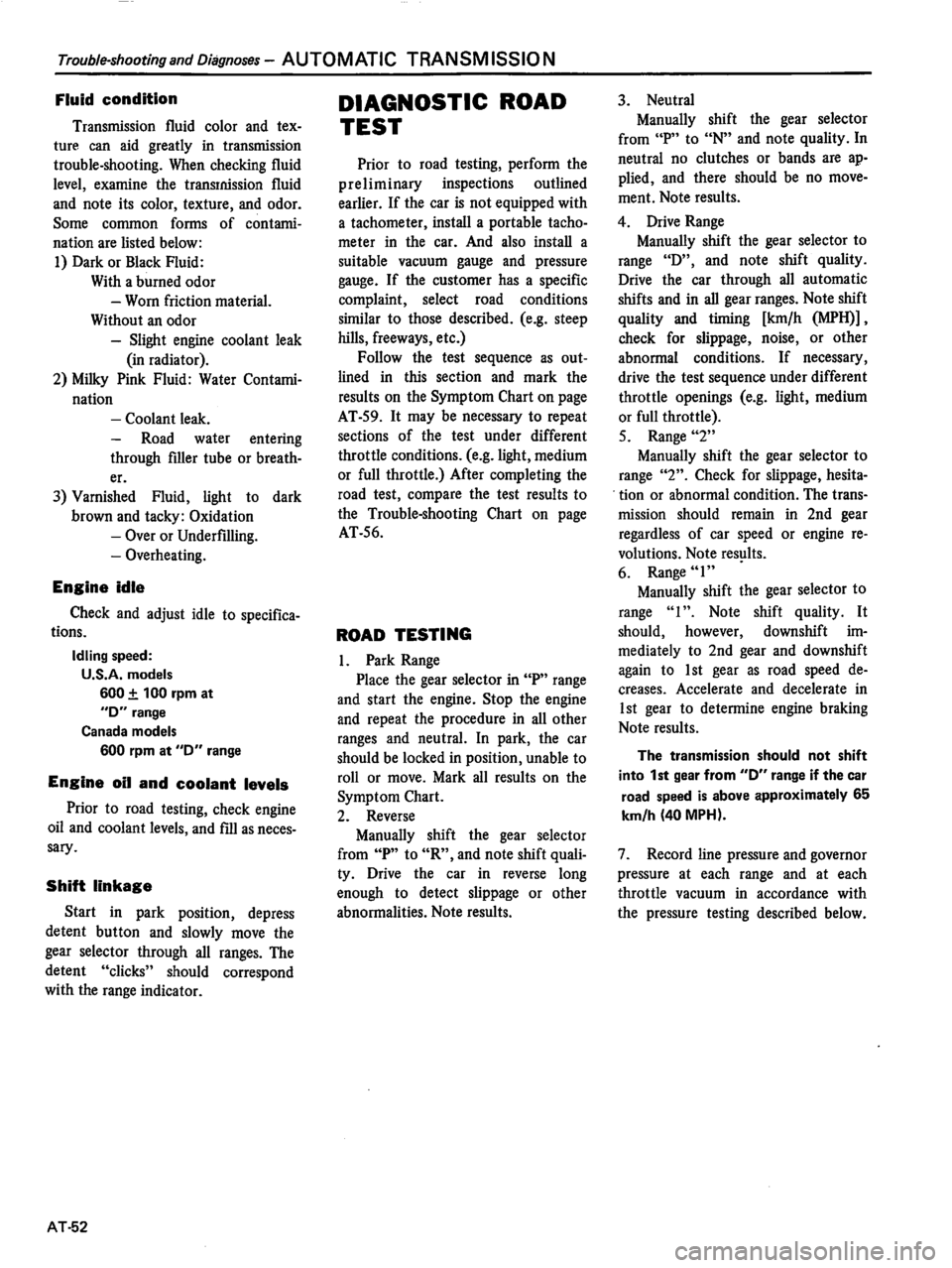 DATSUN 510 1980 Service Repair Manual DATSUN 510 1980 Service Repair Manual