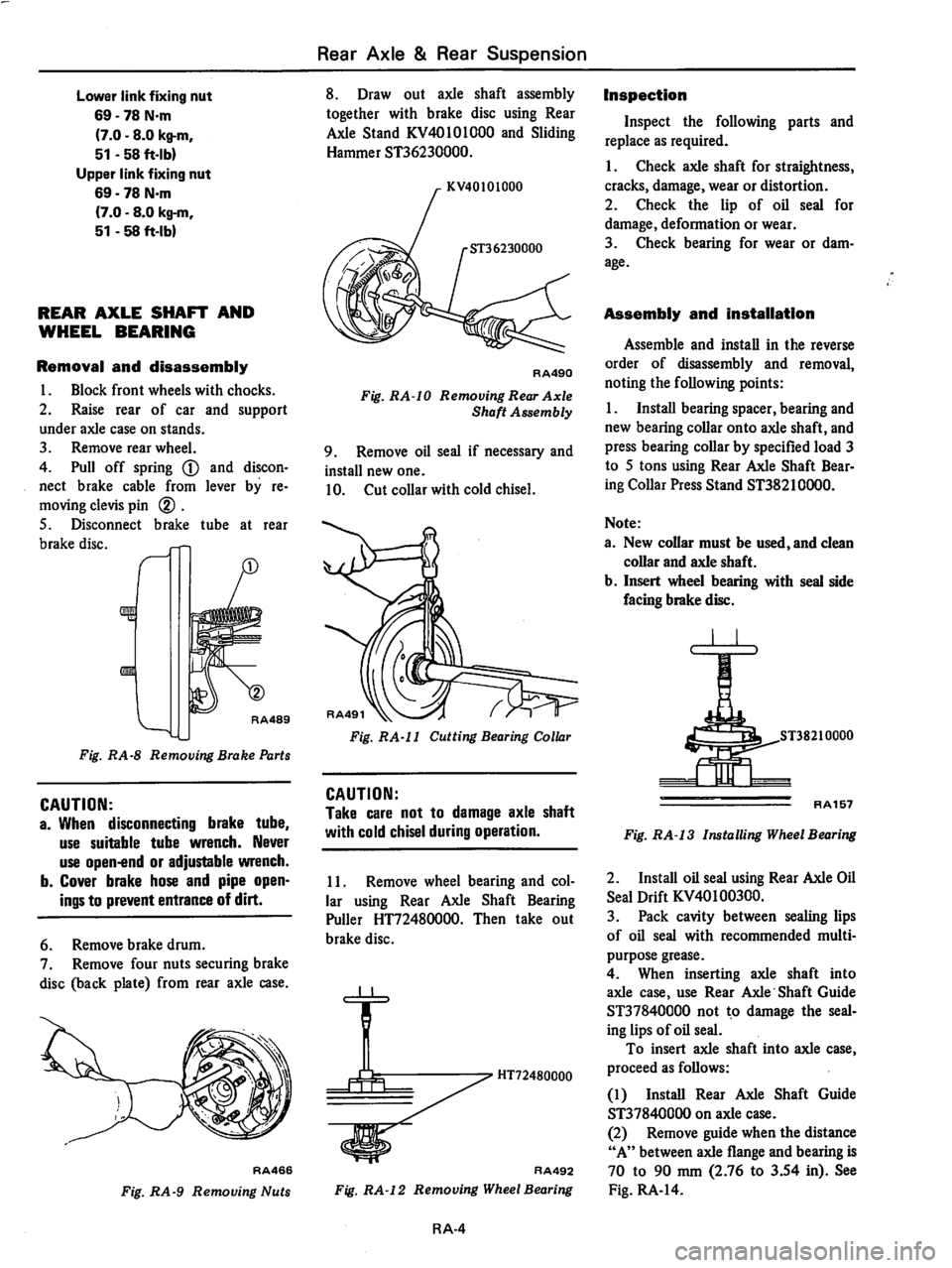 DATSUN 510 1980 Service Repair Manual DATSUN 510 1980 Service Repair Manual