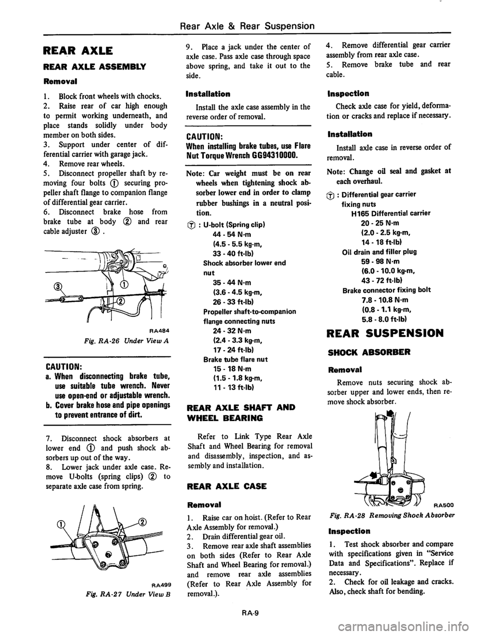 DATSUN 510 1980 Service Repair Manual DATSUN 510 1980 Service Repair Manual
