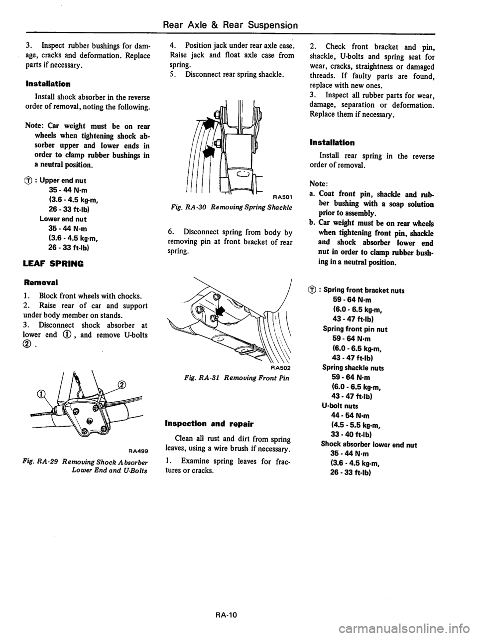 DATSUN 510 1980 Service Repair Manual DATSUN 510 1980 Service Repair Manual