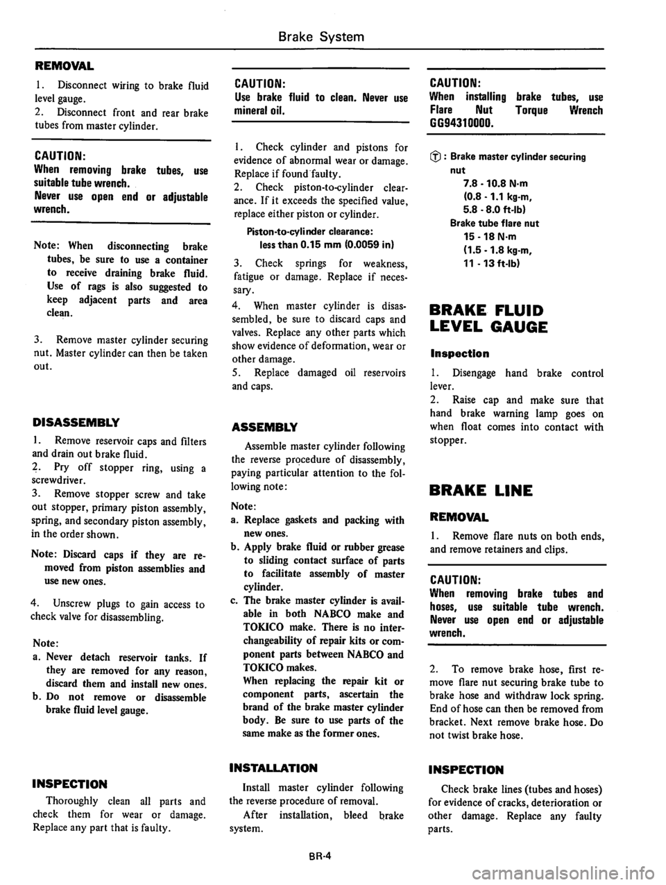 DATSUN 510 1980 Service Repair Manual DATSUN 510 1980 Service Repair Manual