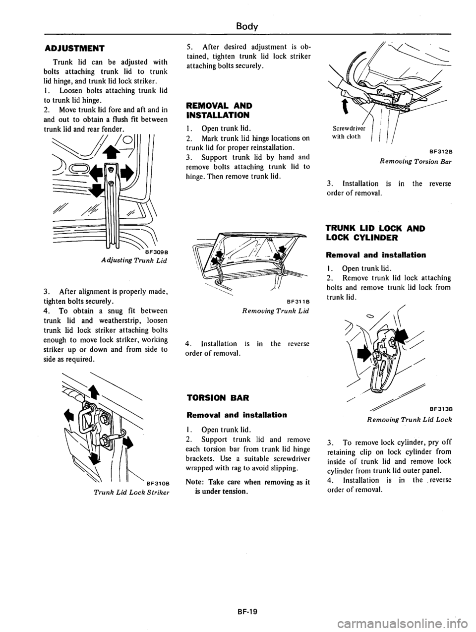 DATSUN 510 1980 Service Repair Manual DATSUN 510 1980 Service Repair Manual